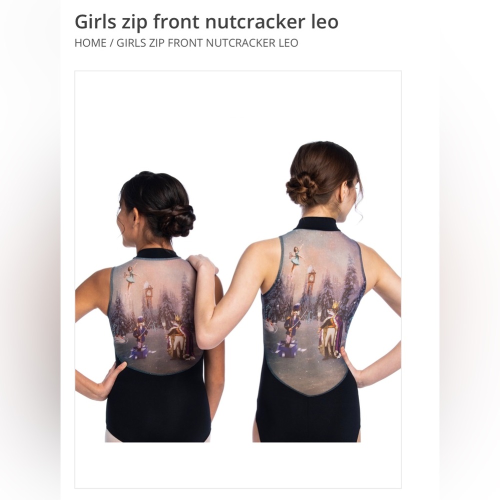 ISO Ansliewear 2022 Nutcracker Zip Front Leotard
